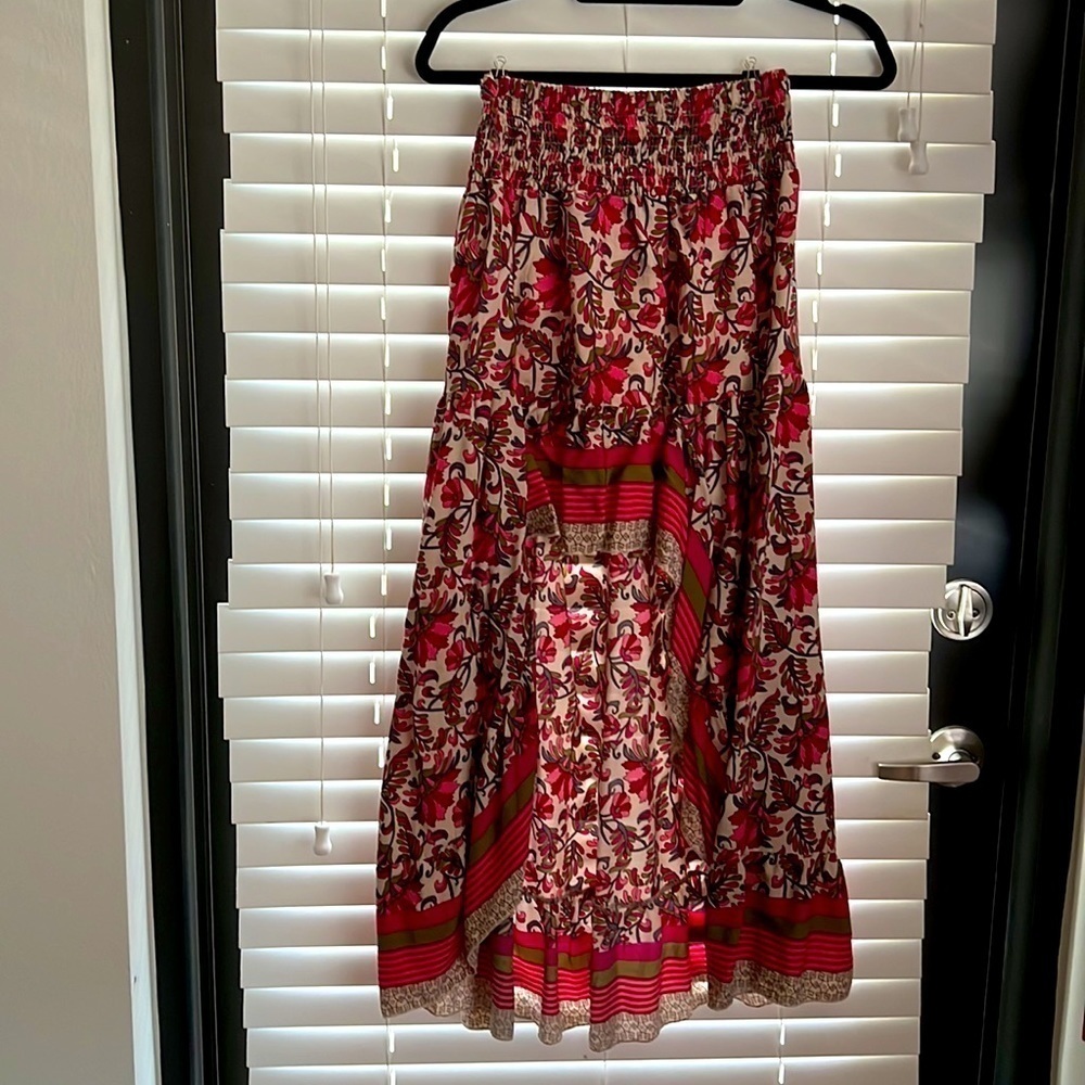 🔥What's Hot!!🔥Super cute High-Low Gypsy Boho Peasant Skirt! Sz S🙋‍♀️🛍️💕 - Picture 5 of 15